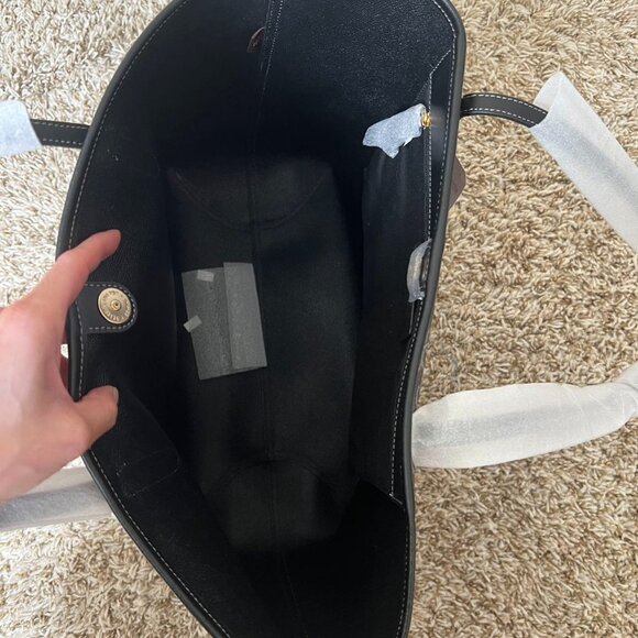 Coach City Tote Bag With Coach Monogram Print - Picture 3 of 6